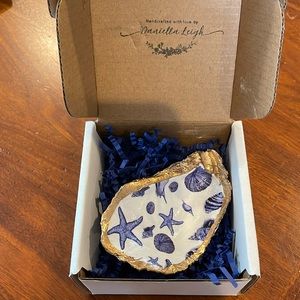 Decorated Oyster Shell